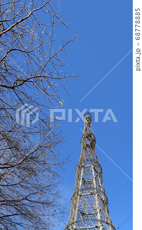 Shukhov radio tower or Shabolovka tower in Moscow, Russia 68778885