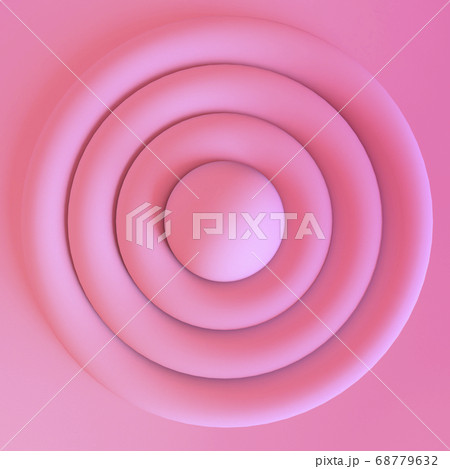 Abstract 3d background. 3D render. Monochrome pink Scene with simple geometrical forms in minimal style. Static composition. Abstract 3d background. 3D render. Monochrome pink Scene with simple geometrical forms in minimal style. Static composition. 68779632