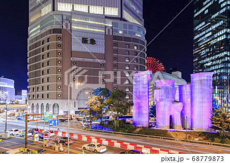 大阪の夜景・御堂筋のイルミネーション・梅田周辺 68779873