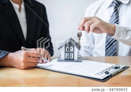 Home Insurance and Real estate investment concept, Home Insurance and Real estate investment concept, 68780635