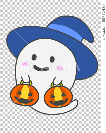 ハロウィン おばけ かぼちゃのイラスト素材 [68782480] - PIXTA