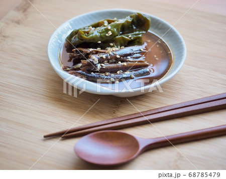 魚 魚料理 韓国料理の写真素材
