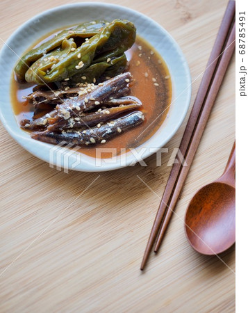 魚 魚料理 韓国料理の写真素材