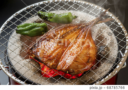 アジの干物　炭火焼 68785766