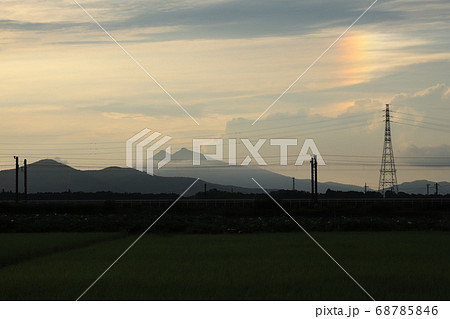 筑波山の夕日 筑波山の夕日 68785846