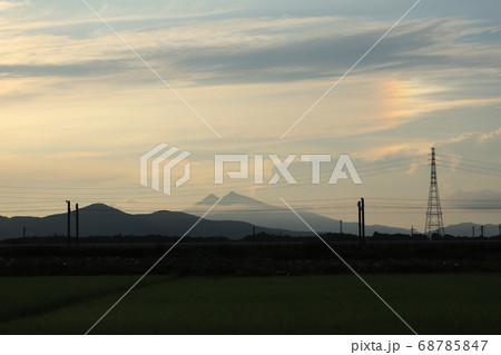 筑波山の夕日 筑波山の夕日 68785847