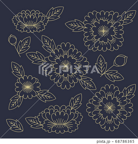 花 葉 背景 68786365