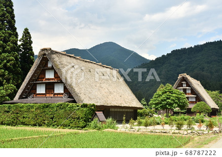 岐阜県 白川郷 合掌作り 68787222