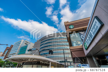 日本の東京都市景観 JR「市ケ谷駅」などを望む=8月16日 日本の東京都市景観 JR「市ケ谷駅」などを望む=8月16日 68787528