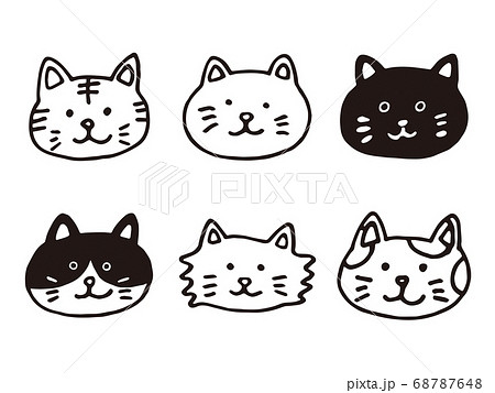 Cat Icon Set Style Stock Vector Royalty Free SVG, Cliparts, Vectors, and  Stock Illustration. Image 152011603.