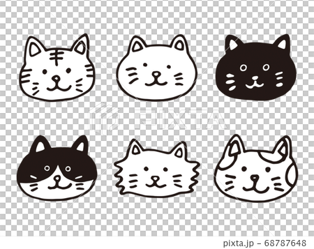 Cat icon set - Stock Illustration [68787650] - PIXTA