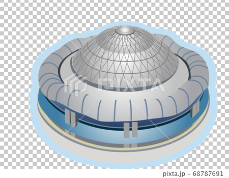 京セラドーム大阪のイラスト素材
