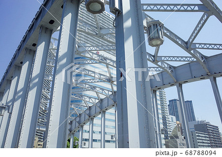 勝鬨橋の鉄骨 勝鬨橋の鉄骨 68788094