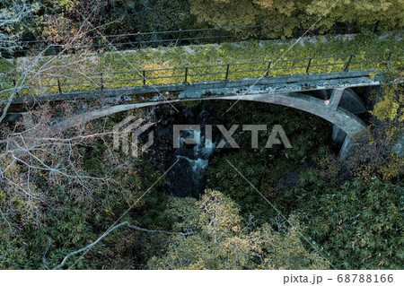 栃木県那須町のつつじ吊橋から見える風景 栃木県那須町のつつじ吊橋から見える風景 68788166