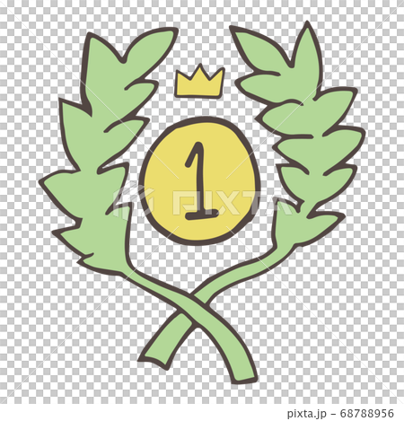 Handwritten ranking icon No.1 Handwritten ranking icon No.1 68788956