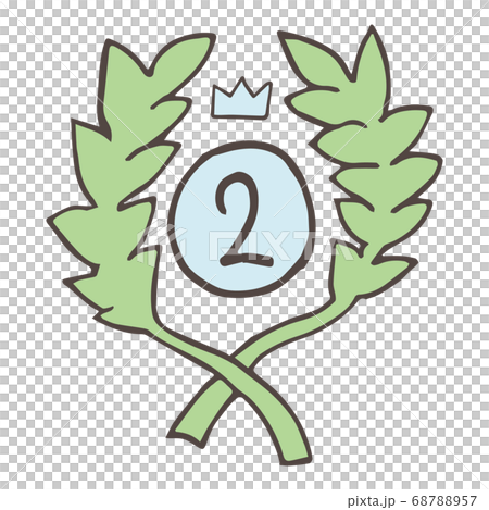 Handwritten ranking icon No.2 Handwritten ranking icon No.2 68788957