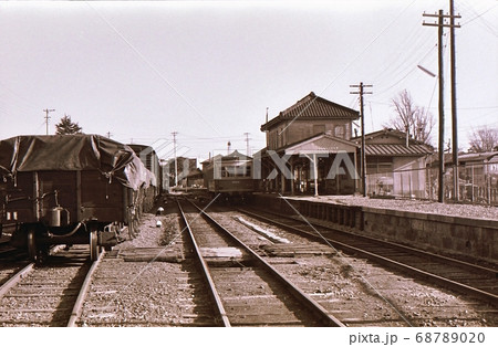 昭和43年 関東鉄道竜ヶ崎線 竜ヶ崎駅の気動車 昭和43年 関東鉄道竜ヶ崎線 竜ヶ崎駅の気動車 68789020