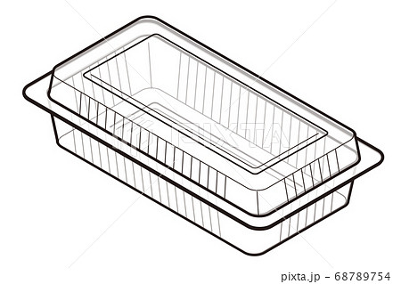 持ち帰り食品のフードパック 68789754
