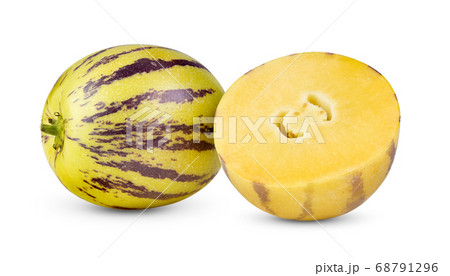 pepino melons on a white background 68791296