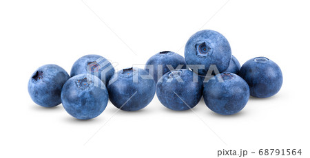 Fresh blueberry  isolated on white background 68791564