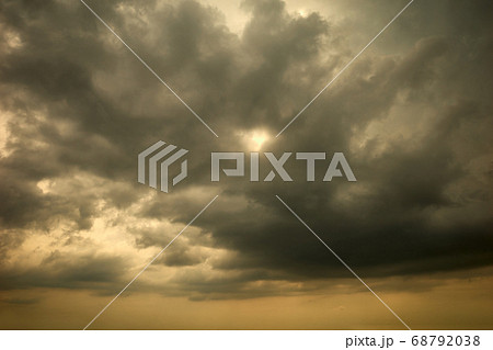 Black clouds in the apocalyptic sky Black clouds in the apocalyptic sky 68792038