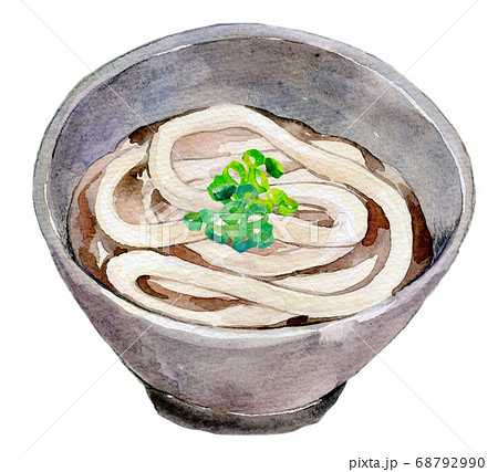 Udon Japanese Style Ise Udon Stock Illustration