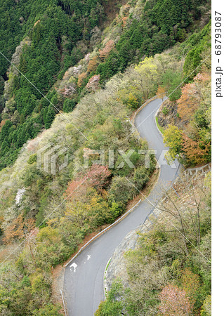 新旅足橋から俯瞰　岐阜県八百津町 68793087