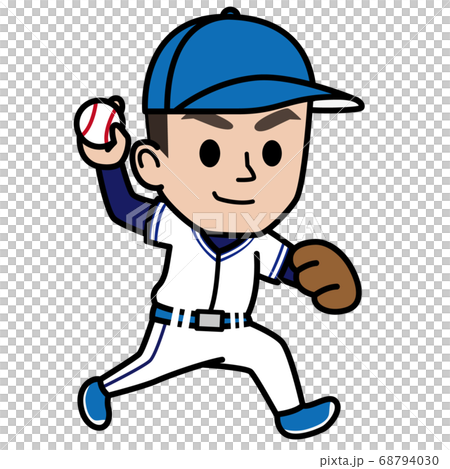 野球選手_ピッチャー 野球選手_ピッチャー 68794030
