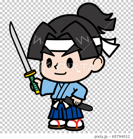 侍のイラスト素材
