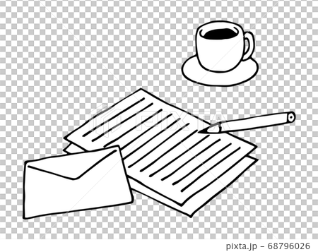 文具信封鉛筆咖啡 文具信封鉛筆咖啡 68796026