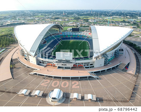 埼玉県さいたま市　埼玉スタジアム2002の空撮 68796442