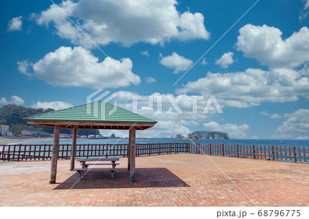 千葉県 勝山海水浴場 夏 千葉県 勝山海水浴場 夏 68796775