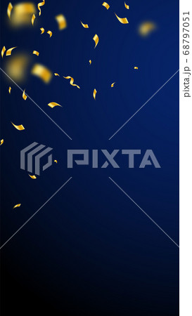 Streamers and confetti. Gold streamers tinsel and Streamers and confetti. Gold streamers tinsel and 68797051