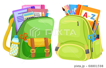 Colored School Backpack Back to School 68801598