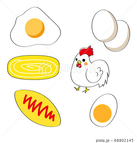 美味しそうな卵料理 68802145