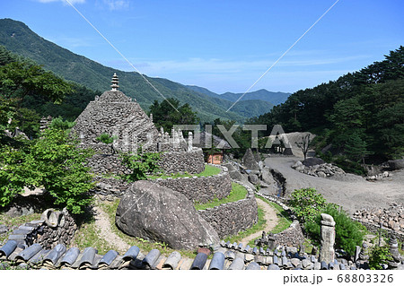 河東郡 智異山 自然の風景 68803326
