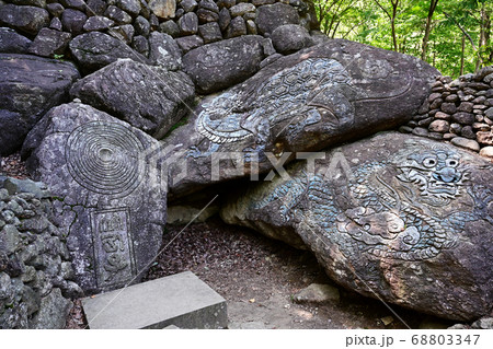 河東郡 智異山 自然の風景 68803347