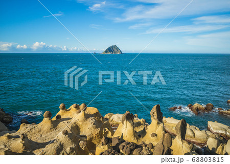 scenery of Keelung islet and Heping Island Park in 68803815