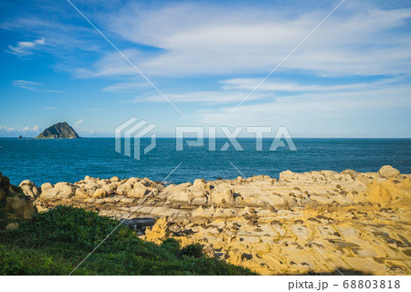 scenery of Keelung islet and Heping Island Park in 68803818