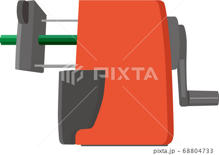 鉛筆削りのイラスト素材