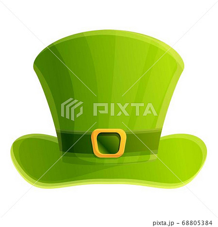 Leprechaun top hat icon, cartoon style 68805384