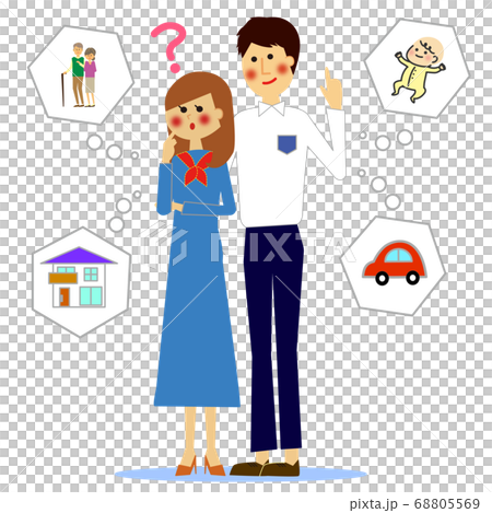 一對夫婦想著未來的資金2 一對夫婦想著未來的資金2 68805569