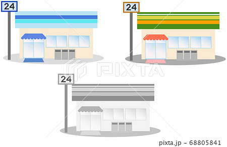 コンビニのイラスト 68805841