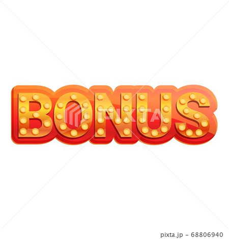 Bonus lights icon, cartoon style 68806940