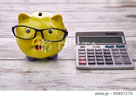 Savings calculation concept. Savings calculation concept. 68807279
