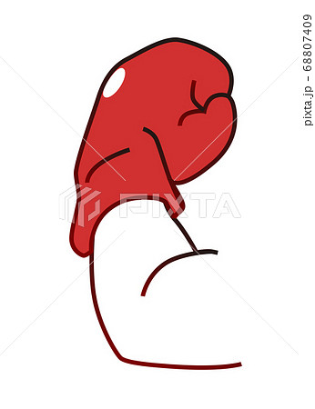 ボクシンググローブのイラスト素材