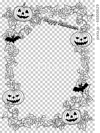 ハロウィン　フレーム 68808629