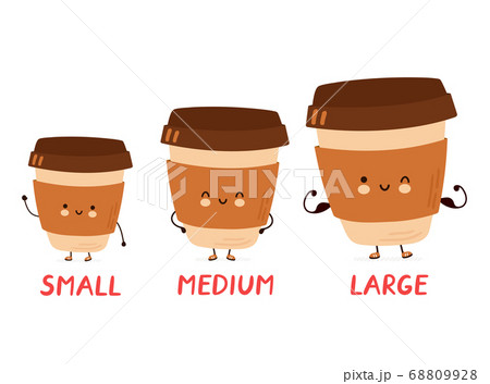 Cute happy funny coffee size 68809928