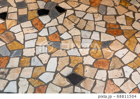 Broken Marble Flooring 68811504