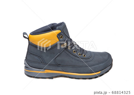 blue sport boot for active life, on a white blue sport boot for active life, on a white 68814325